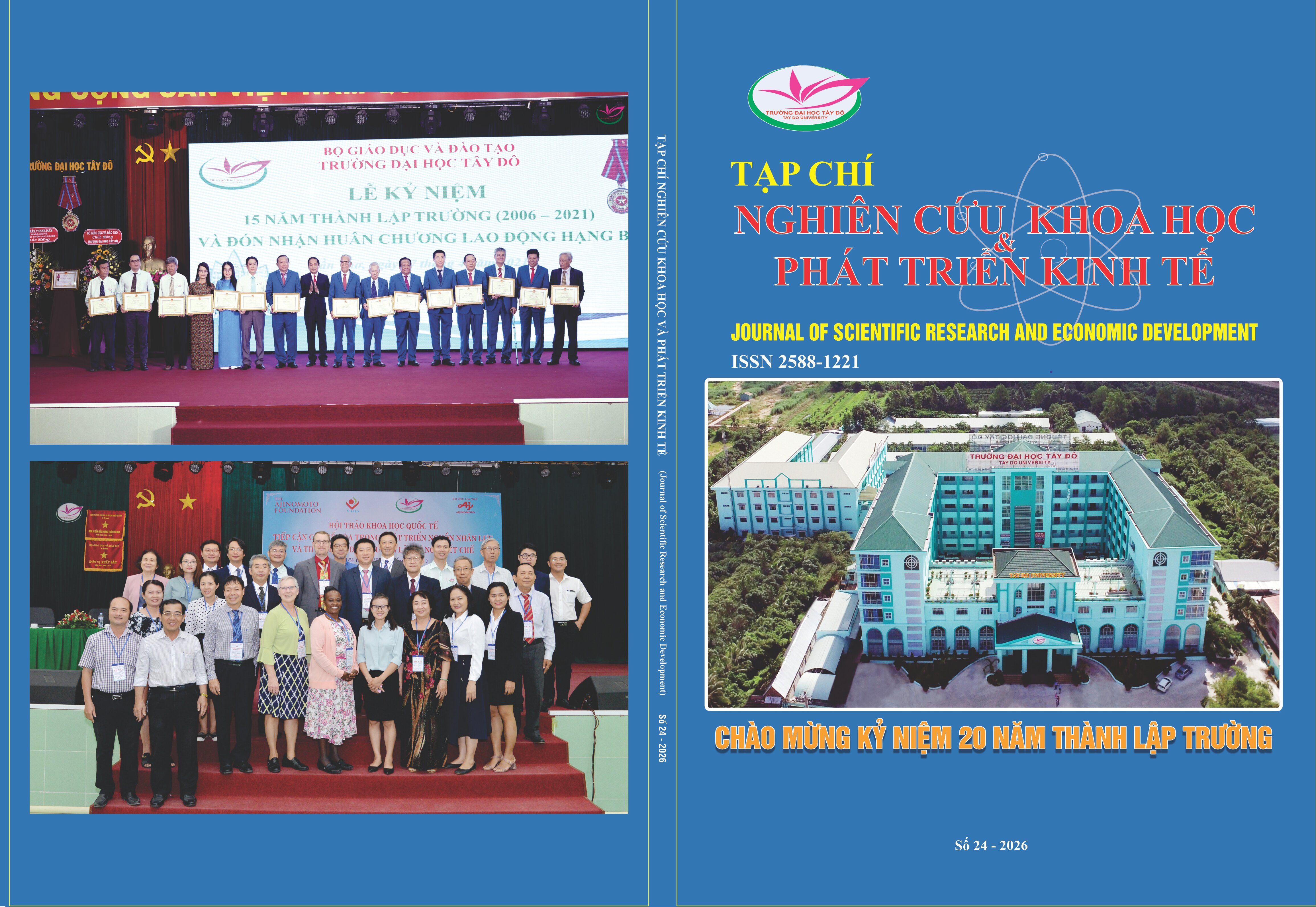 Tạp chí Nghiên cứu khoa học và Phát triển kinh tế Trường Đại học Tây Đô - Số 24